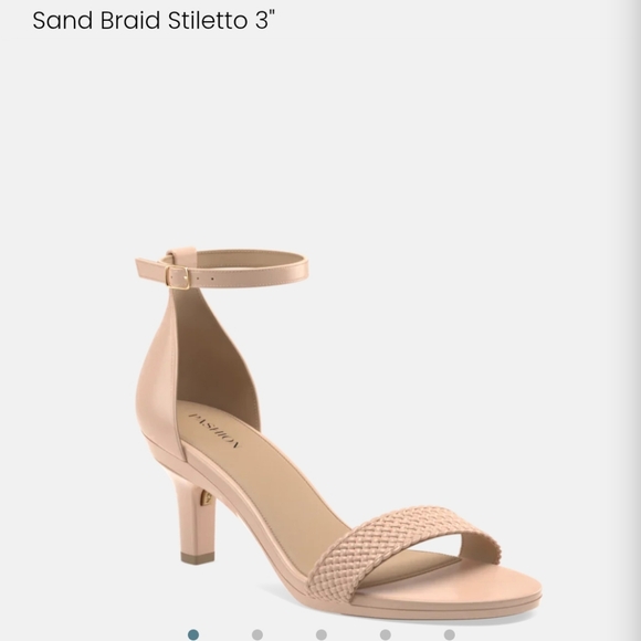 Pashion Footwear The Pashionista Sand Braid Leather 7.5 - Picture 2 of 4